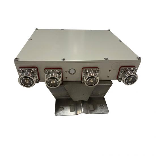 Quadplexor RF de bajo PIM con conector DIN-F
